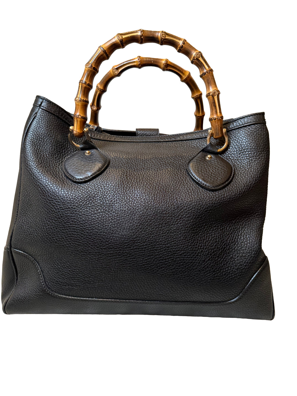 Gucci Diana Bamboo Leather Tote Bag - Image 1