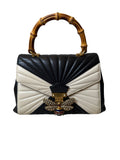 Gucci Calfskin Bamboo Trapuntata Queen Margaret Tote