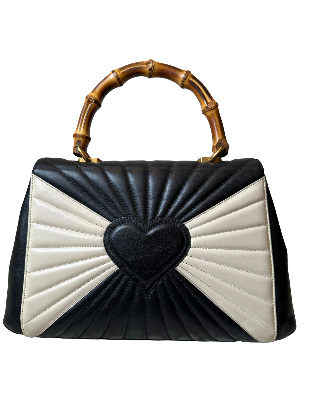 Gucci Calfskin Bamboo Trapuntata Queen Margaret Tote