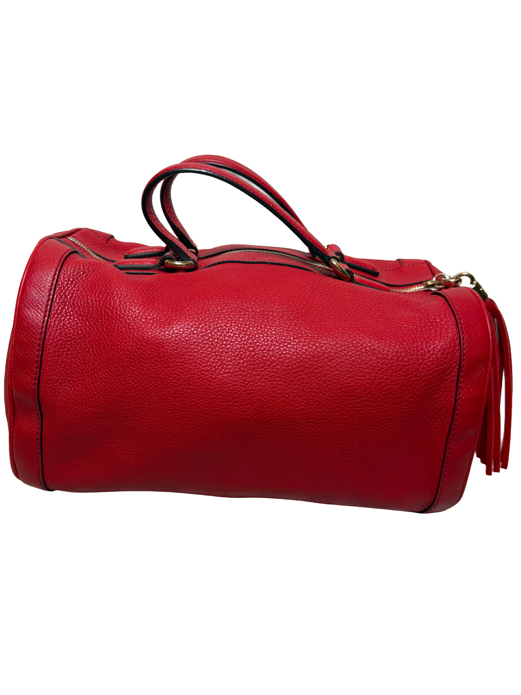 Gucci Soho Red Boston Bag - Image 2