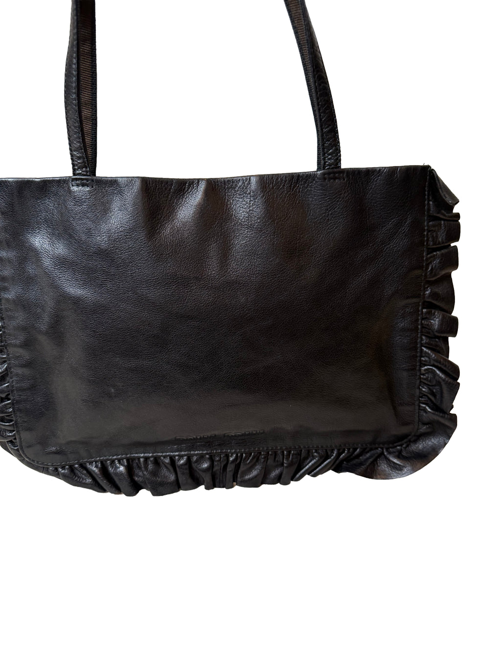 Miu Miu Patent Leather Crocodile Embossed Shoulder Bag Black, 2015-2020 - Image 3