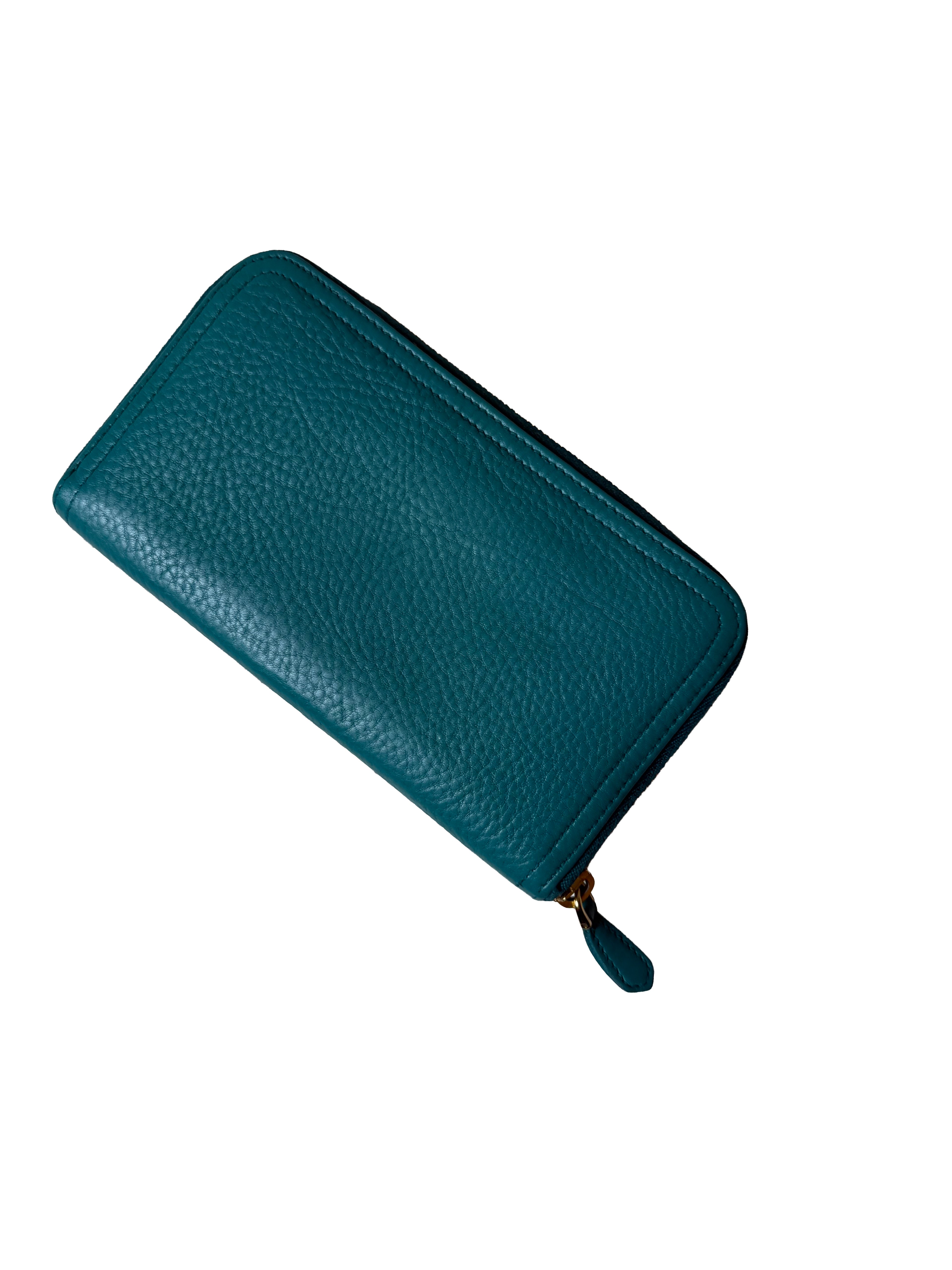 Prada Textured Leather Wallet Similar To The Vitello Daino Continental - Image 1