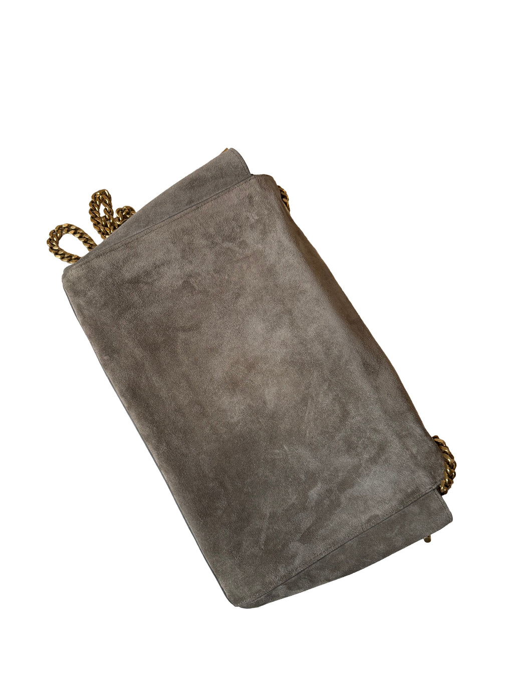 Saint Laurent Kate Medium Reversible Chain Bag In Olive