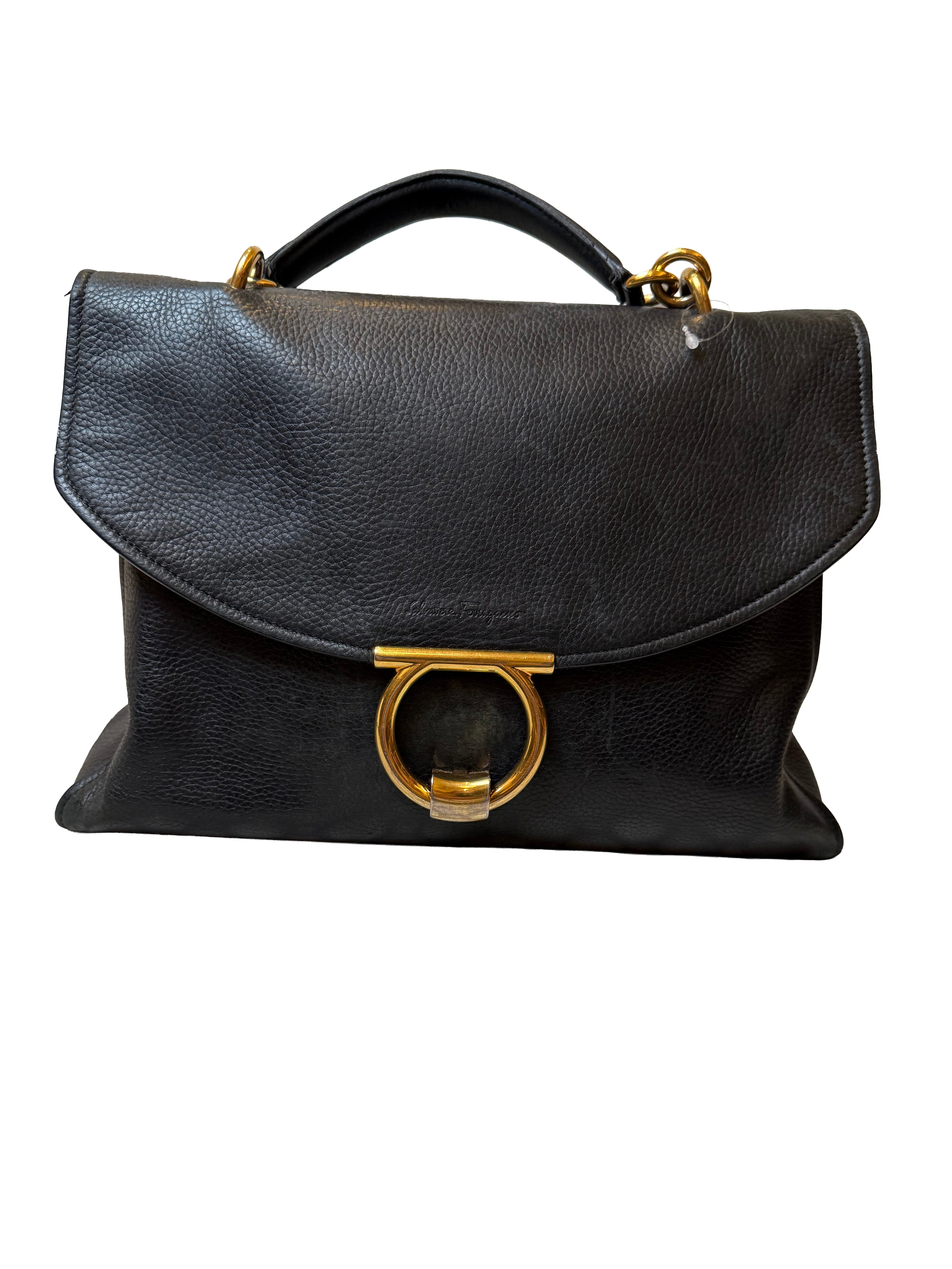 Salvatore Ferragamo Mini Top Handle Shoulder Wallet Bag N7ej - Image 3