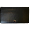 Black Chanel Coco Button Long Wallet - Image 1